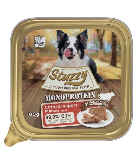 STUZZY CANE MONOPROTEICO MANZO 100GR (vaschetta) STUZZY CANE MONOPROTEICO MANZO 100GR (vaschetta)
