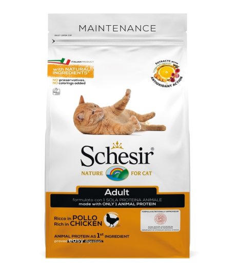 SCHESIR GATTO MAINTENANCE ADULT POLLO 1,5KG SCHESIR GATTO MAINTENANCE ADULT POLLO 1,5KG