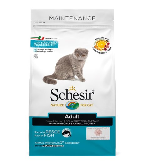 SCHESIR GATTO MAINTENANCE ADULT PESCE 1,5KG SCHESIR GATTO MAINTENANCE ADULT PESCE 1,5KG