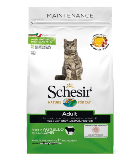 SCHESIR GATTO MAINTENANCE ADULT AGNELLO 1,5KG SCHESIR GATTO MAINTENANCE ADULT AGNELLO 1,5KG