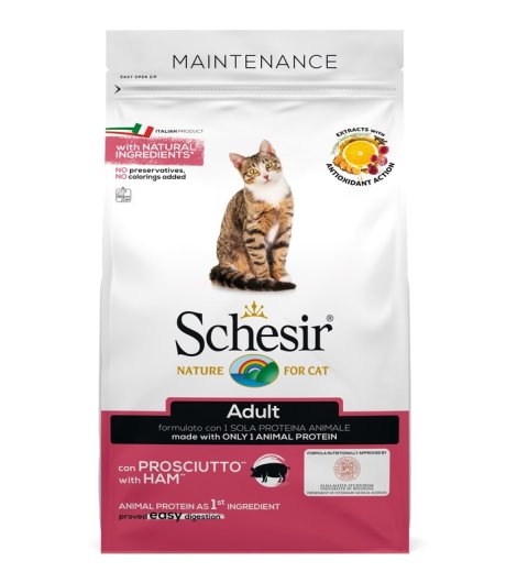 SCHESIR GATTO MAINTENANCE ADULT PROSCIUTTO 1,5KG SCHESIR GATTO MAINTENANCE ADULT PROSCIUTTO 1,5KG