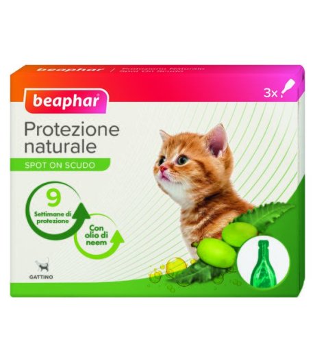 PROTEZIONE NATURALE GATTINO SPOT-ON 3PIP. 0,4ML - BEAPHAR