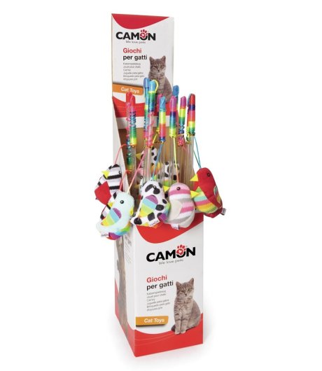 CAMON GIOCO CANNETTA UCCELLINO 45CM CAD.