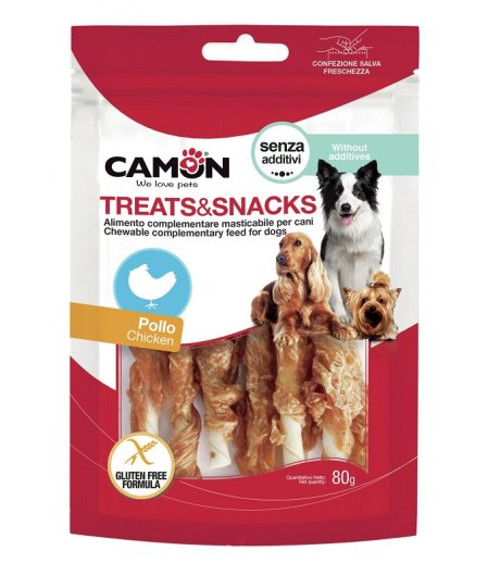 CAMON CANE SNACK TREATS STICKS POLLO 80GR