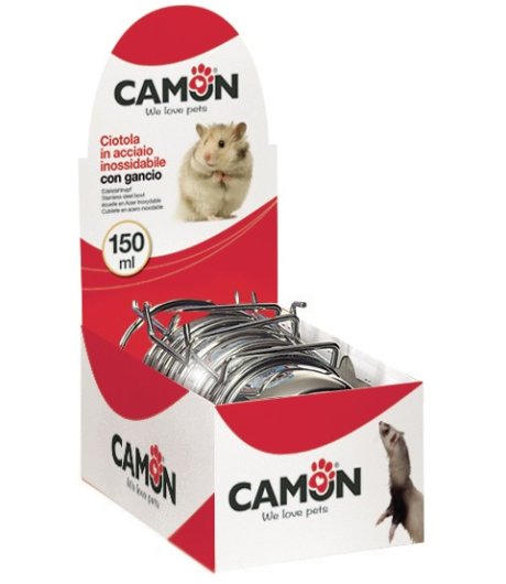 CAMON CIOTOLA ACCIAIO INOX GANCIO METALLO 150ML