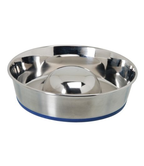 CAMON CIOTOLA DURAPET SLOWFEED BOWL ACCIAIO INOX 19CM 750ML