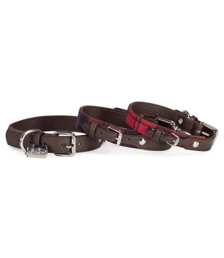 CAMON COLLARE TARTAN ROSSO 2,5x48CM