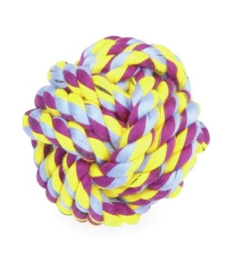 CAMON GIOCO COTONOSSO PALLA INTRECCIATA 8CM CAD.