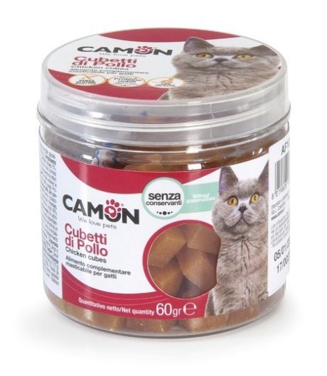 CAMON GATTO SNACK BARATTOLO CUBETTI POLLO 60GR CAMON GATTO SNACK BARATTOLO CUBETTI POLLO 60GR