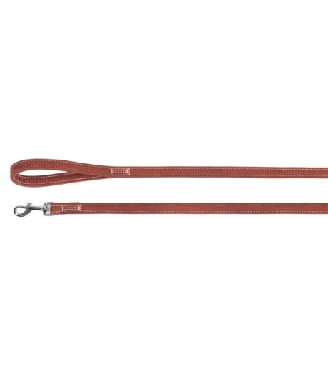 CAMON GUINZAGLIO CUOIO FODERATO BORCHIE BORDEAUX 2x45CM CAMON GUINZAGLIO CUOIO FODERATO BORCHIE BORDEAUX 2x45CM