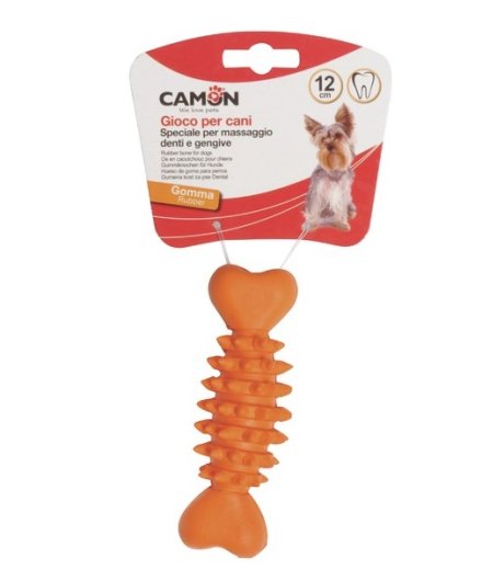 CAMON GIOCO OSSO GOMMA COLORI ASSORTITI (L) 20CM CAD.
