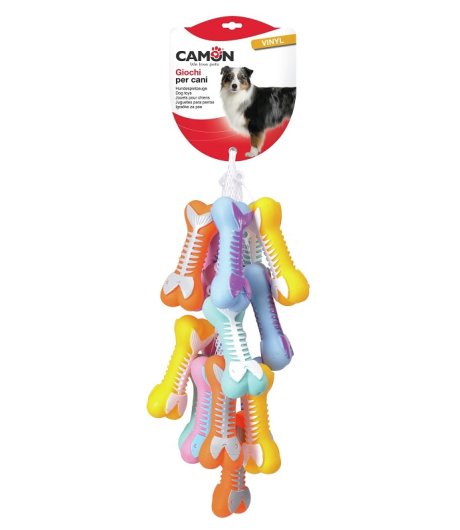 CAMON GIOCO OSSO VINILE PICCOLO LISCA 15CM CAD.