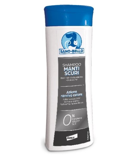 SANO E BELLO SHAMPOO CANE MANTI SCURI FLACONE 250ML