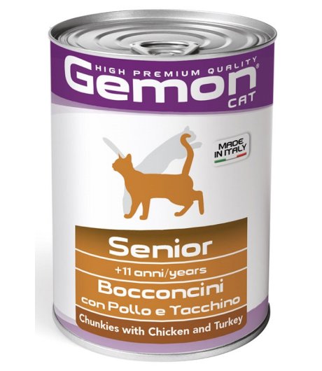 GEMON GATTO ADULT POLLO TACCHINO 415GR (lattina)