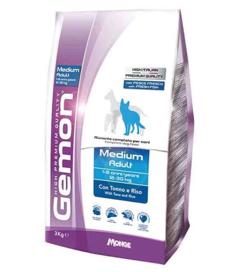 GEMON CANE MED ADULT TONN/RISO 15KG