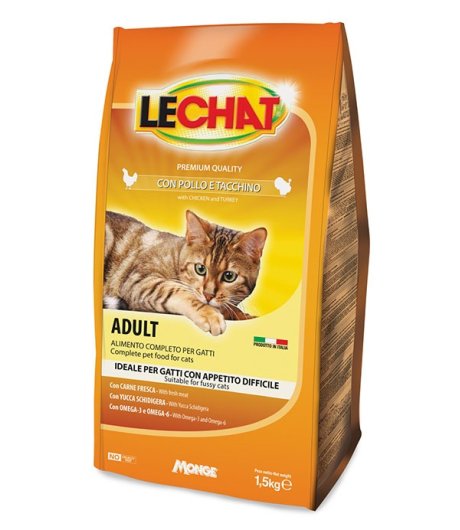LECHAT GATTO ADULT POLLO TACCHINO 1,5KG