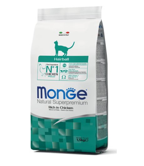 MONGE GATTO HAIRBALL POLLO 400GR