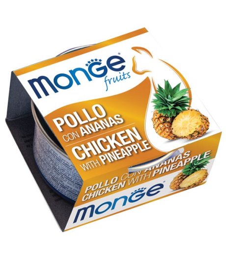 MONGE GATTO FRUIT POLLO ANANAS 80GR (lattina)