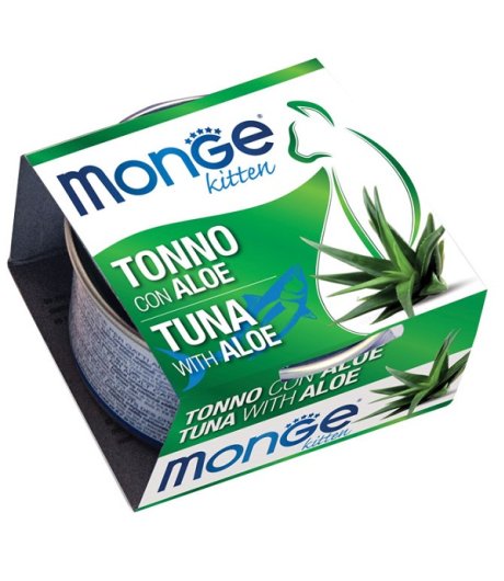 MONGE GATTO KITTEN TONNO ALOE 80GR (lattina)