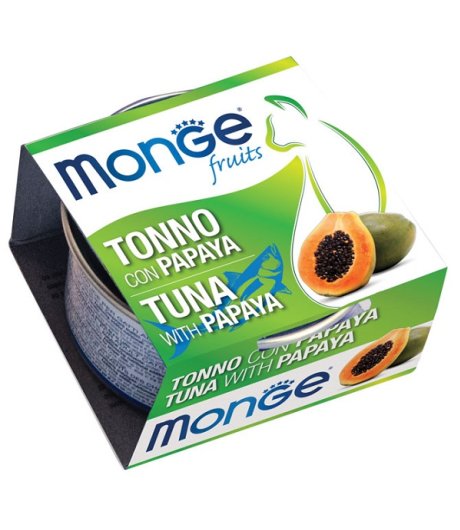 MONGE GATTO FRUIT TONNO PAPAYA 80GR (lattina)