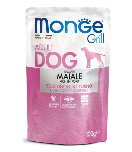 MONGE CANE GRILL MAIALE 100GR (bustina)