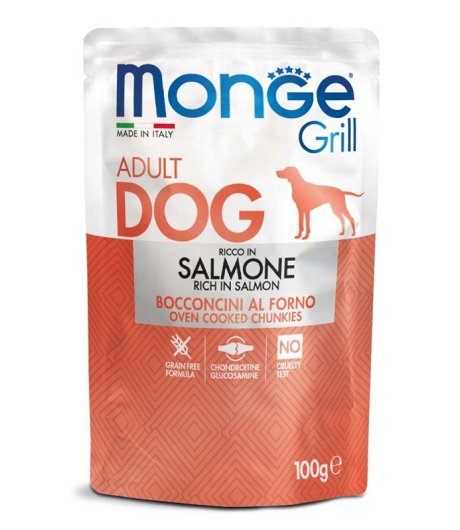 MONGE CANE GRILL SALMONE 100GR (bustina)