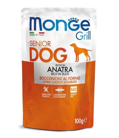 MONGE CANE GRILL SENIOR ANATRA 100GR (bustina)