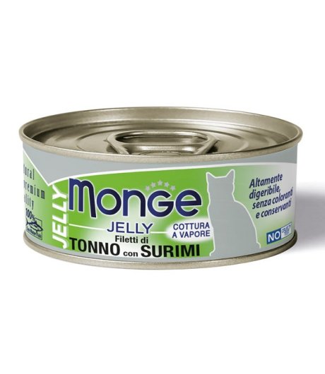 MONGE GATTO JELLY TONNO SURIMI 80GR (lattina)