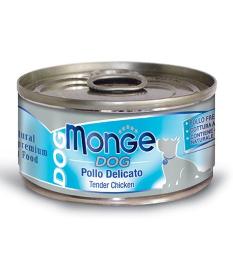 MONGE CANE NATURAL POLLO DELICATO 95GR (lattina)