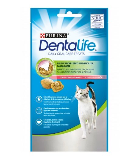 NESTLE' PURINA GATTO SNACK DENTALIFE SALMONE 40GR