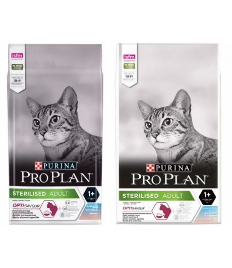 NESTLE' PURINA PRO PLAN GATTO SAVOURY DUO STERILIZED DUO MERLUZZO TROTA 1,5KG