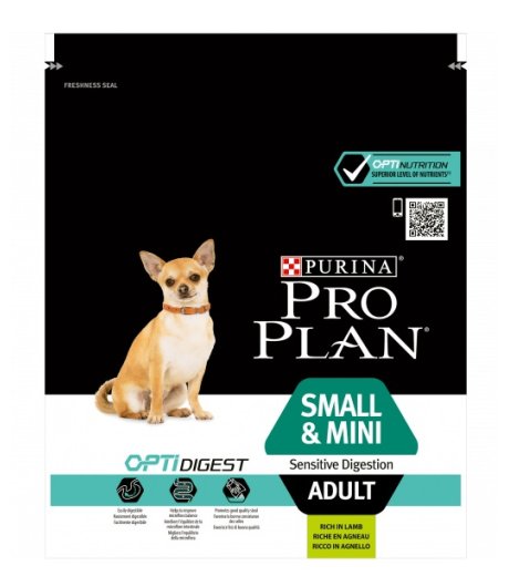 NESTLE' PURINA PRO PLAN CANE SENSITIVE OPTIGEST SMALL/MINI ADULT AGNELLO 700GR