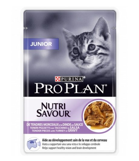 NESTLE' PURINA PRO PLAN GATTO NUTRI SAVOUR KITTEN GRAVY (IN SALSA) TACCHINO 85GR (bustina)