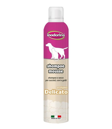 INODORINA SHAMPOO CANE/GATTO MOUSSE DELICATO FLACONE 300ML