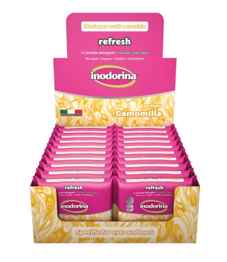 INODORINA SALVIETTE REFRESH CAMOMILLA 15PZ