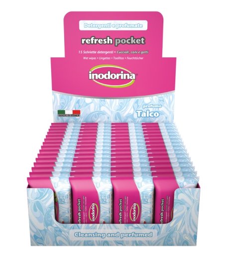 INODORINA SALVIETTE REFRESH POCKET TALCO 15PZ