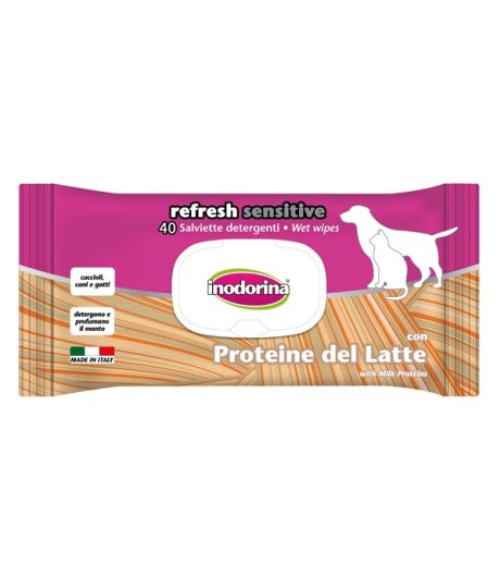 INODORINA SALVIETTE REFRESH SENSITIVE LATTE 40PZ