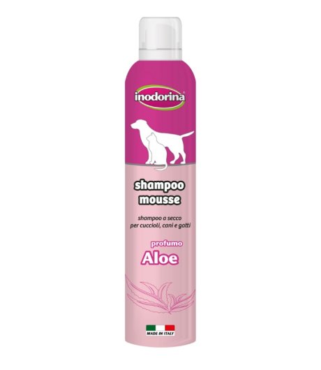 INODORINA SHAMPOO CANE/GATTO MOUSSE ALOE FLACONE 300ML