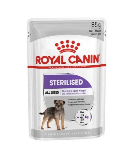 ROYAL CANIN CANE STERILISED AL SIZES 85GR
