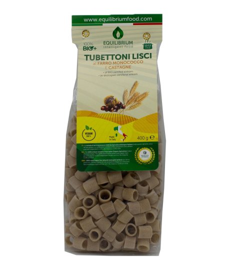 TUBETTONI LISCI FARRO+CASTAGNE 400G
