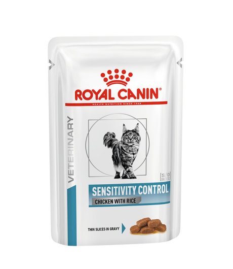 ROYAL CANIN GATTO DIET SENSITIVITY CONTROL POLLO RISO 12x85GR (blister)
