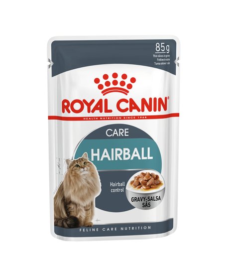 ROYAL CANIN GATTO HAIRBALL CARE GRAVY (IN SALSA) 85GR (bustina)