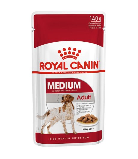 ROYAL CANIN CANE MEDIUM ADULT 140GR (bustina) ROYAL CANIN CANE MEDIUM ADULT 140GR (bustina)