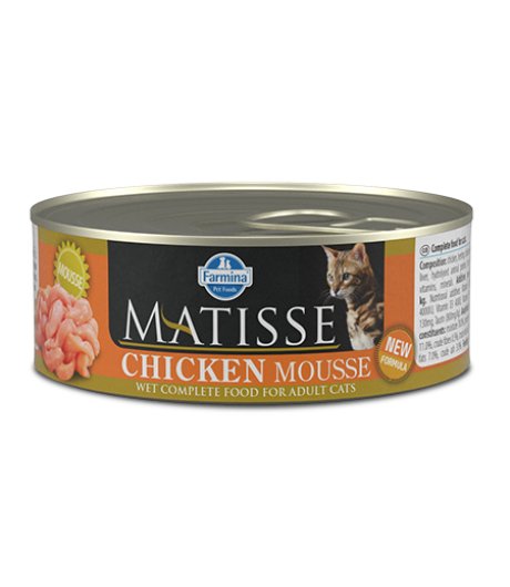 FARMINA MATISSE GATTO MOUSSE ADULT POLLO 85GR (lattina)