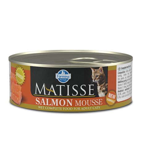 FARMINA MATISSE GATTO MOUSSE ADULT SALMONE 85GR (lattina)