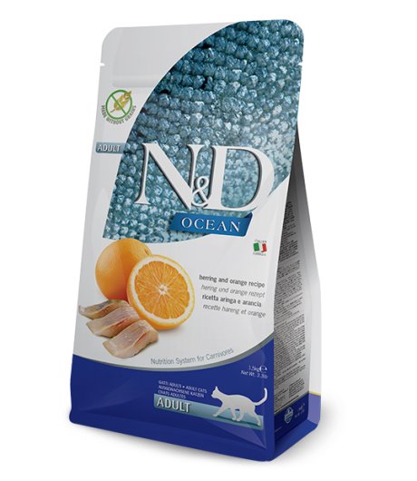 FARMINA N&D OCEAN GATTO ADULT ARINGA ARANCIA 1,5KG