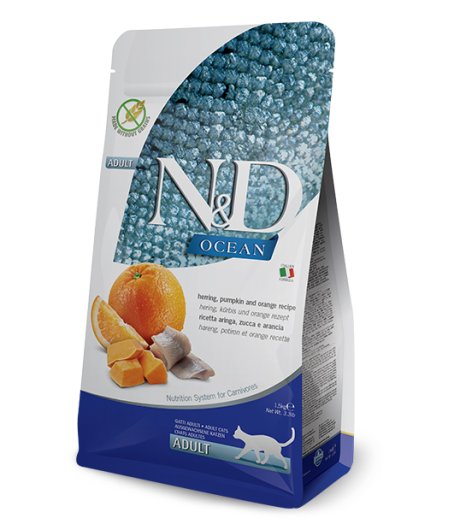 FARMINA N&D OCEAN GATTO ADULT ARINGA ZUCCA ARANCIA 1,5KG