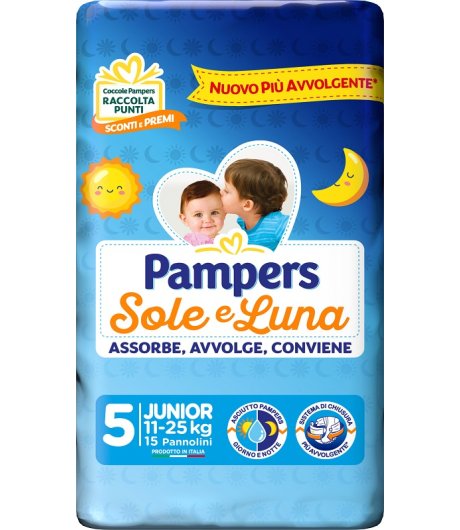 PAMPERS SOLE&LUNA JUNIOR 15PZ