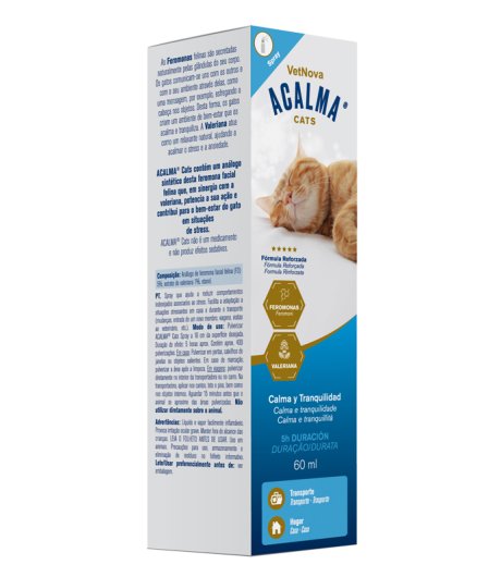 ACALMA CATS SPRAY 60ML - VETNOVA