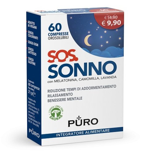 PURO SOS Sonno 60Cpr Orosol.